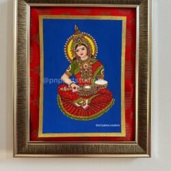 Hand-painted Goddess Annapurna artwork for devotional decor